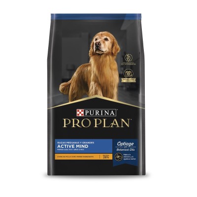 Comida Para Perro Pro Plan Active Mind Adulto 7+ Razas Medianas & Grandes